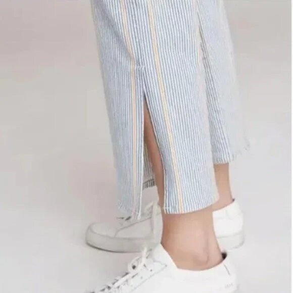3x1 NYC Austin Crop Jean in Nillie Stripe High-Rise - Picture 3 of 12